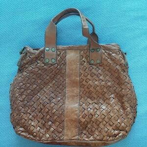 Langellotti Brown Leather Purse